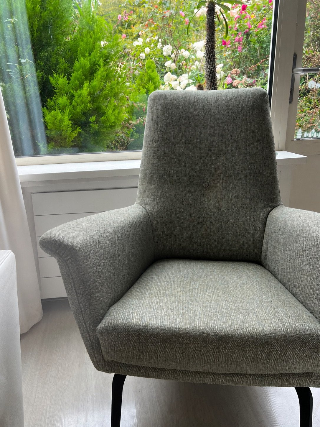 Prominent fauteuil - Zo goed als nieuw, Ophalen, Zo goed als nieuw, Stof, 75 tot 100 cm