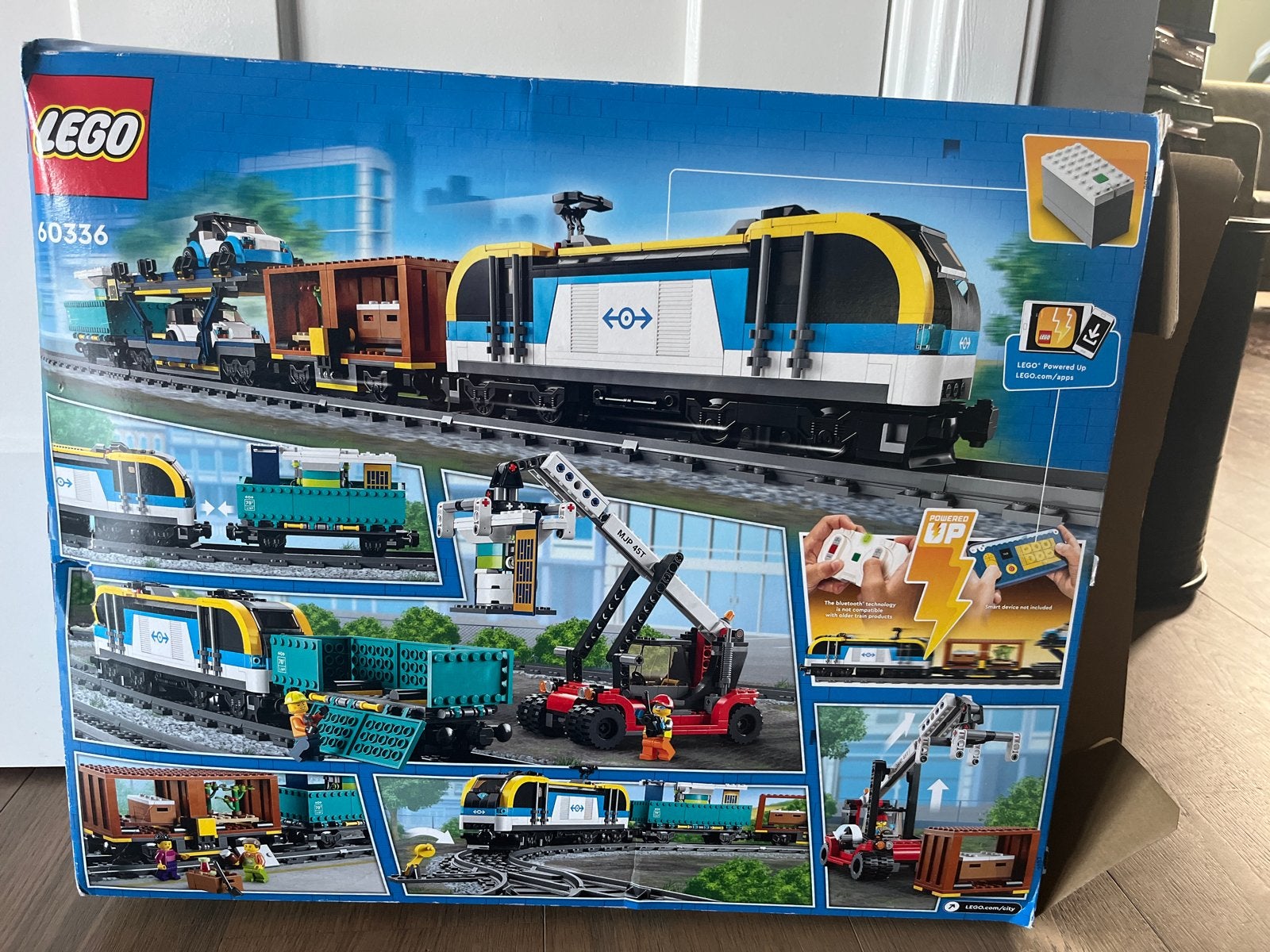 LEGO City Vrachttrein 60336 met extra rails, City, Lego, Ophalen of Verzenden, Zo goed als nieuw