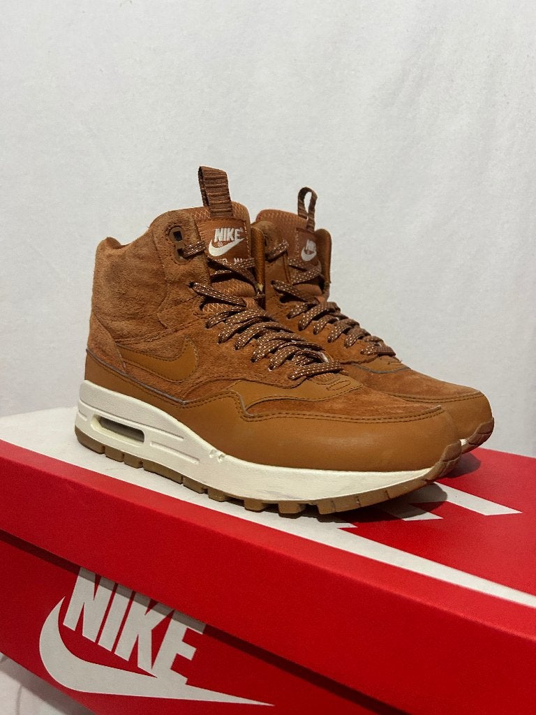 Maat 38 - Nike Air Max 1 Mid Sneakerboot Tawny Gum Brown, Bruin, Verzenden, Nike, Nike
