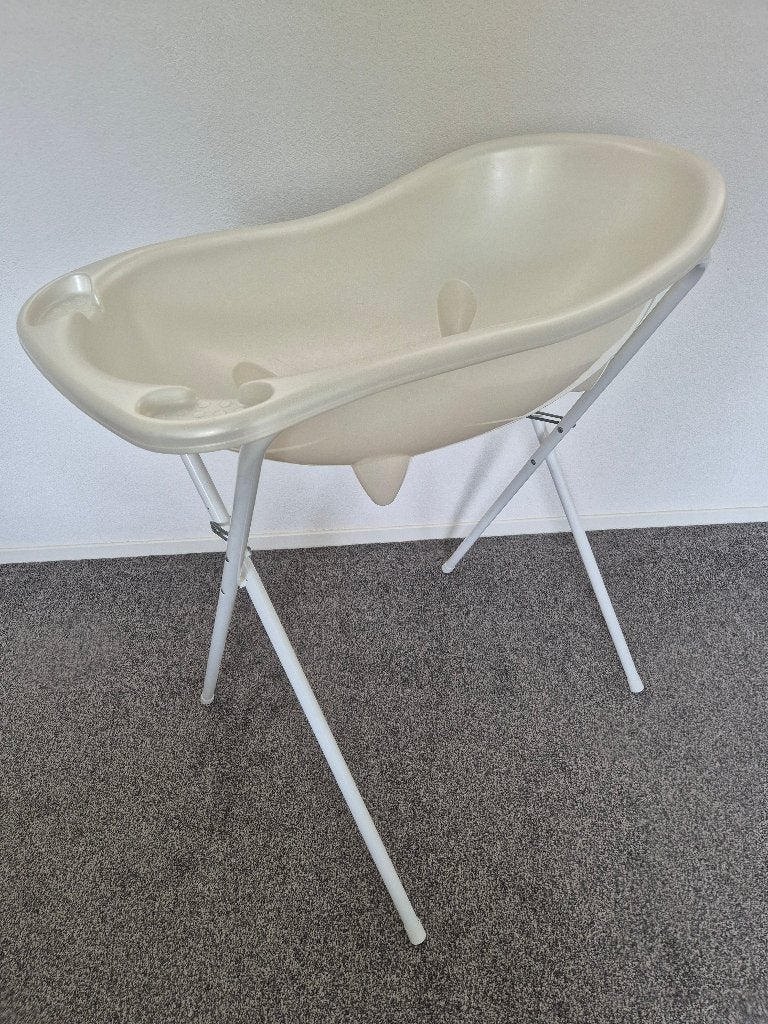 Babyjem badje met standaard, Gebruikt, Badje, Standaard, Ophalen