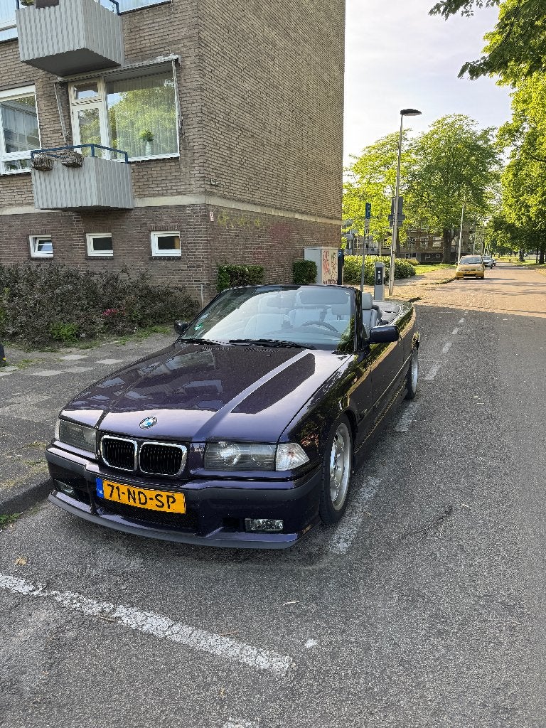 BMW 3-Serie 2.0 I 320 Cabriolet 1997, Auto's, Achterwielaandrijving, Elektrische ramen, Overige kleuren, Leder