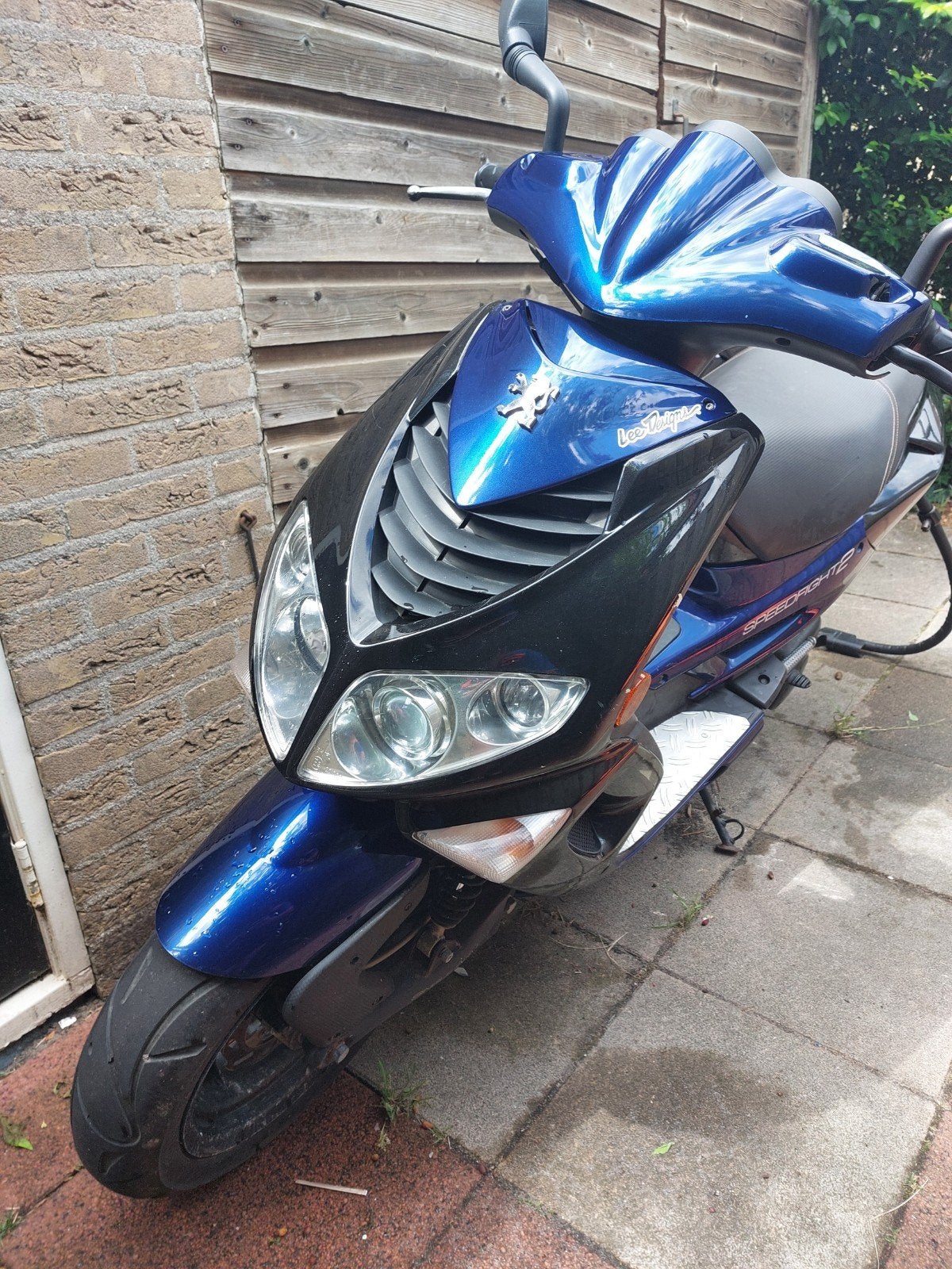 Peugeot Speedfight 2 Scooter - Blauw/Zwart, Fietsen en Brommers, Ophalen of Verzenden, Gebruikt, Maximaal 45 km/u, Overige modellen