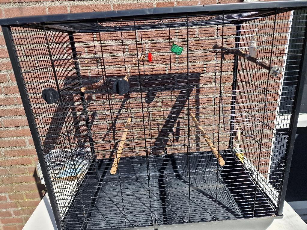 Vogelkooi te koop, Dieren en Toebehoren, Ophalen, Zo goed als nieuw, Metaal, Vogelkooi
