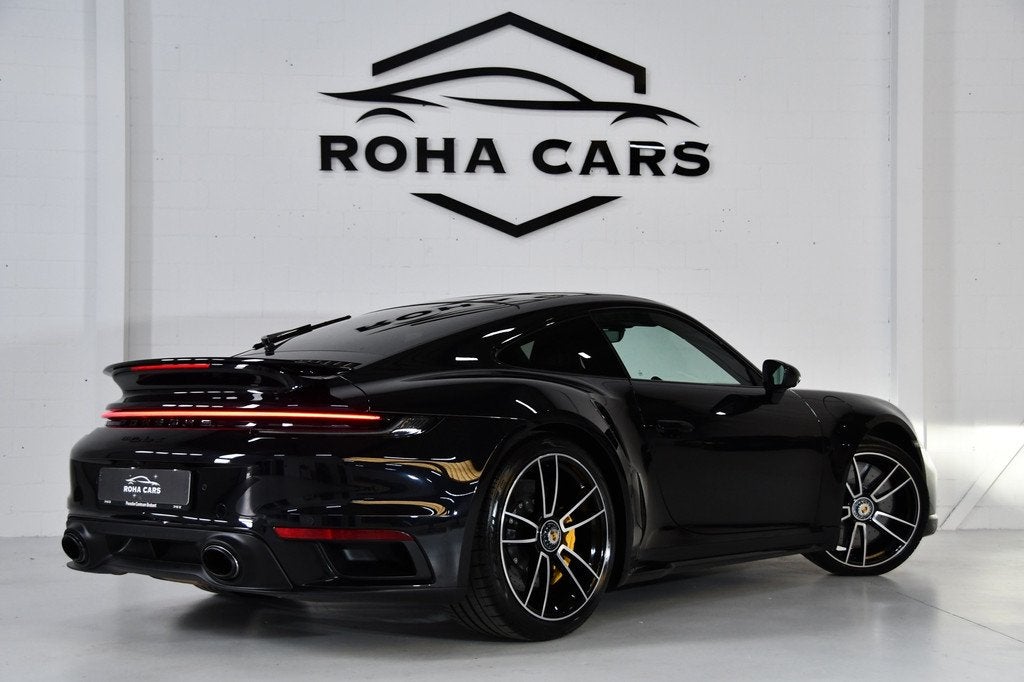 Porsche 992 3.8 Turbo S Keramisch, Burmester, Schuifkantelda, Auto's, Porsche, Automaat, Gebruikt, 4 stoelen, Zwart