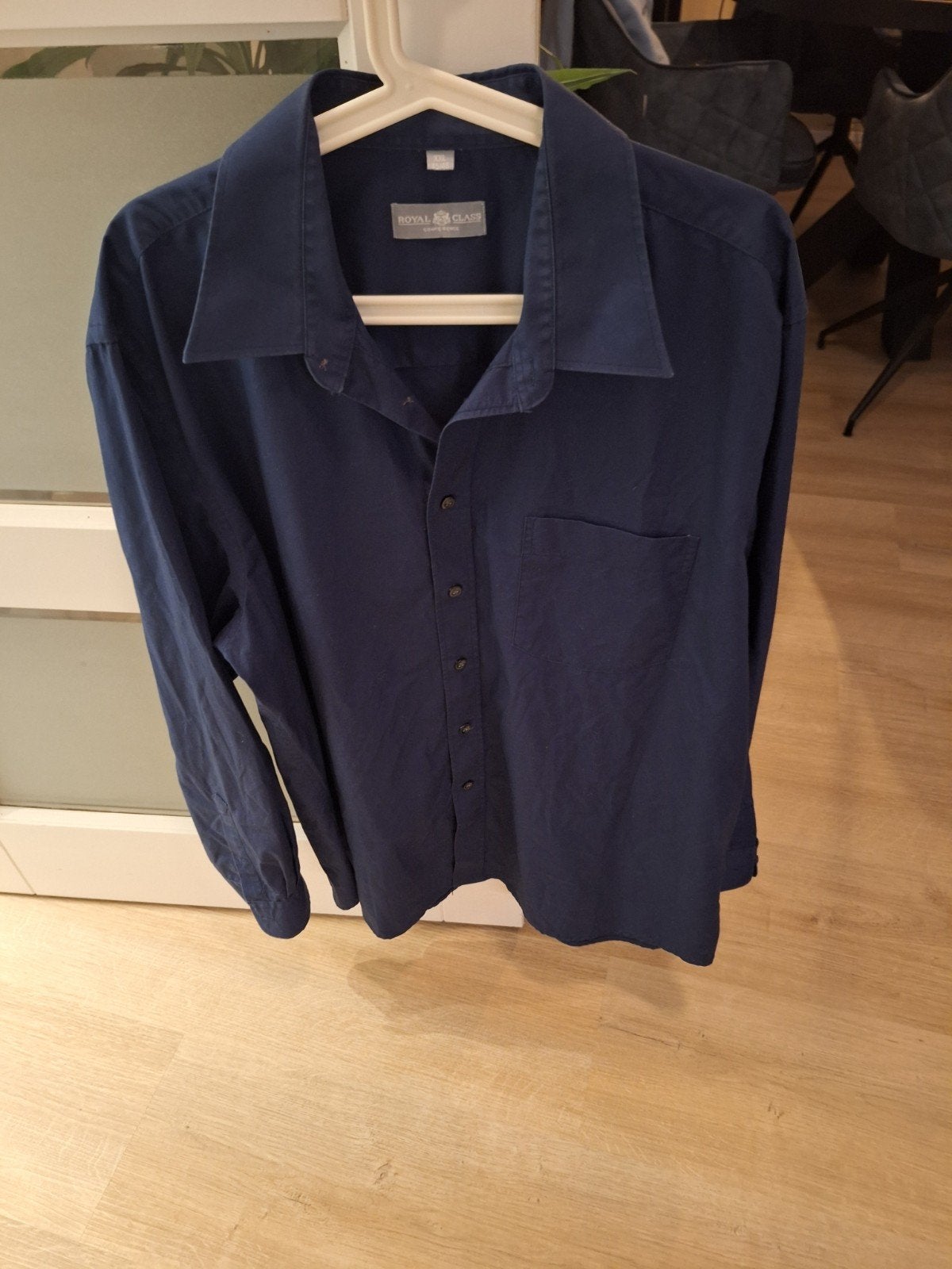 Royal Class overhemd, maat XXL (45/46), donkerblauw, Royal Class, Blauw, Ophalen of Verzenden, Zo goed als nieuw