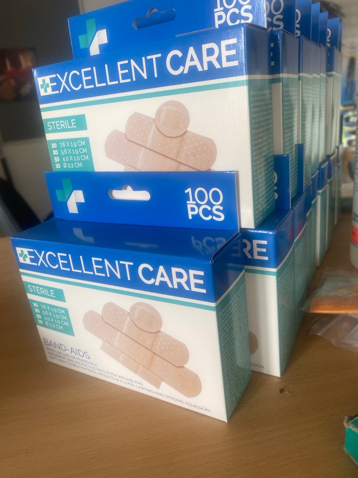 15 x doosjes excellent care Pleisters 100 stuks, Ophalen of Verzenden, Onbekend, Onbekend, Onbekend