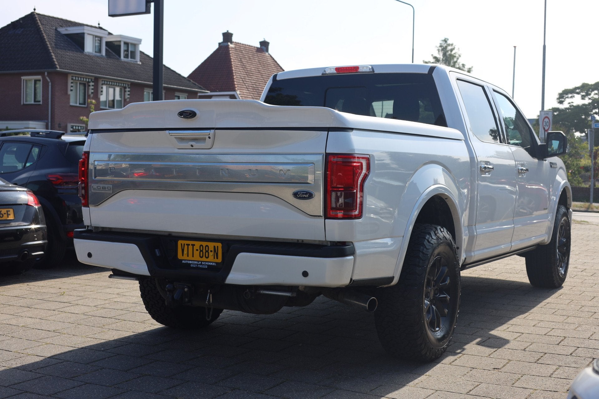 Ford USA F-150 3.5 V6 PLATINUM I PANO I CAMERA I TREKHAAK, Gebruikt, Automatische klimaatregeling, F-150, Wit