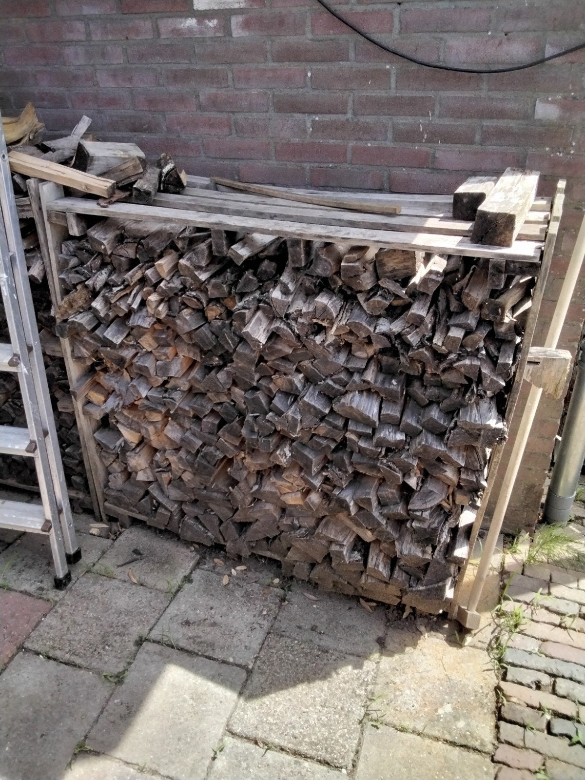 Haardhout., Minder dan 3 m³, Ophalen, Overige houtsoorten, Blokken