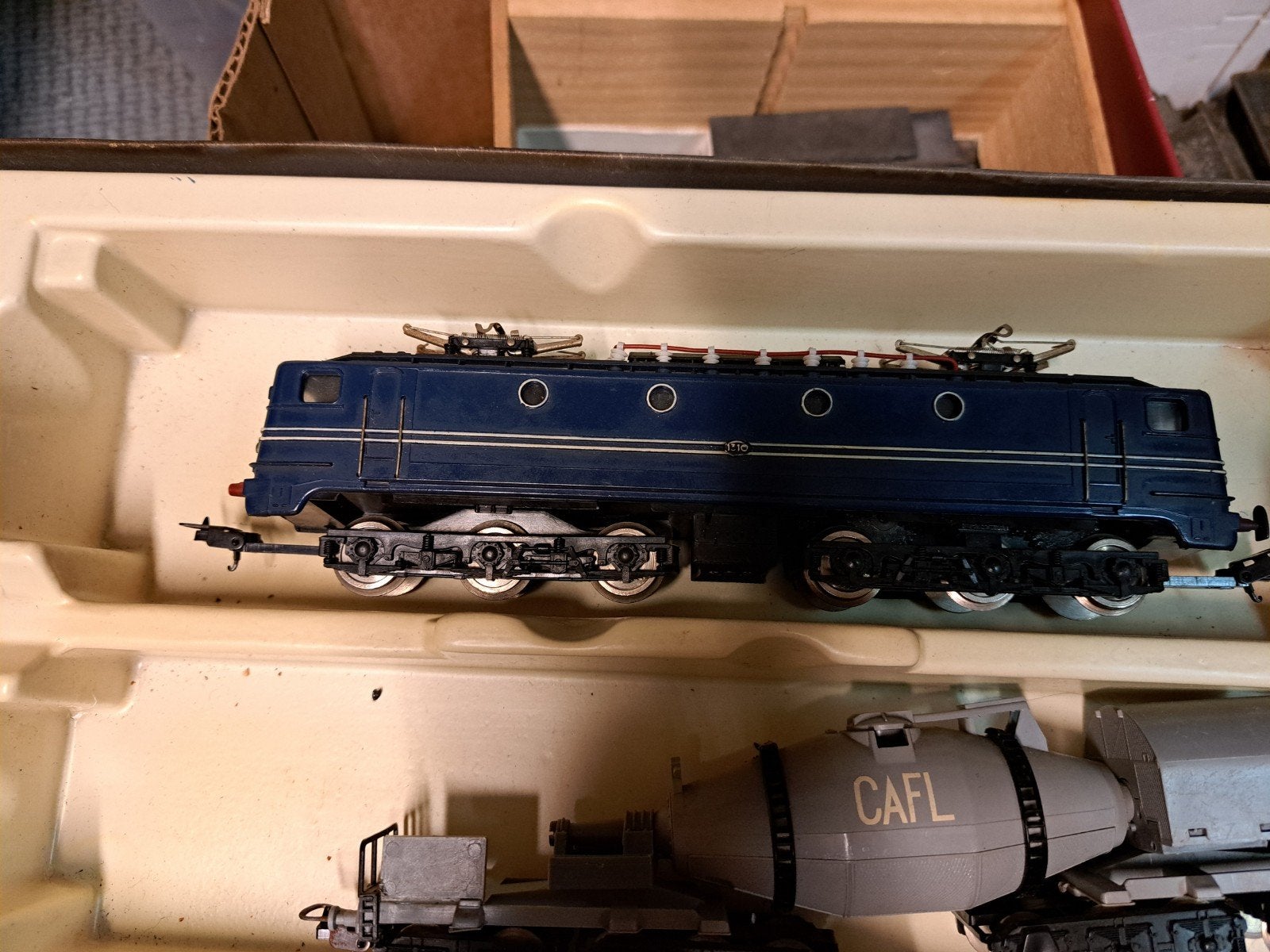 Lima modeltrein set met locomotief, wagons en rails, Hobby en Vrije tijd, Ophalen, Gelijkstroom, NS, Lima
