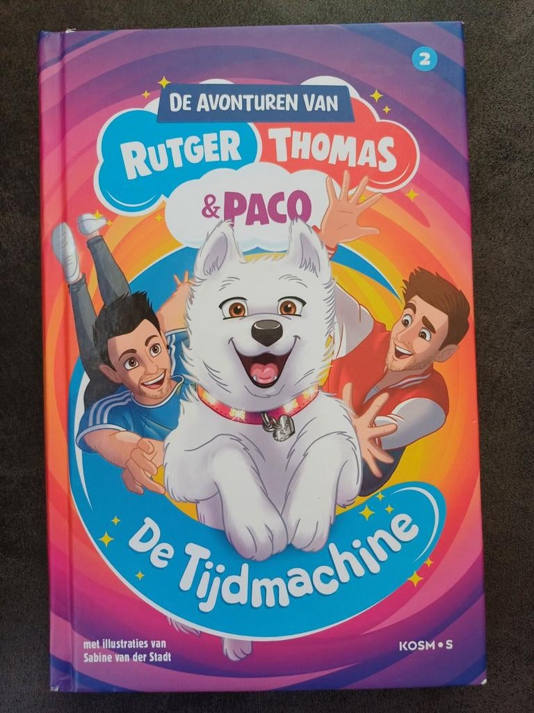 De Avonturen van Rutger, Thomas & Paco: De Tijdmachine, Ophalen of Verzenden, Gelezen, Rutger Vink, Thomas van Grinsven, Fictie algemeen