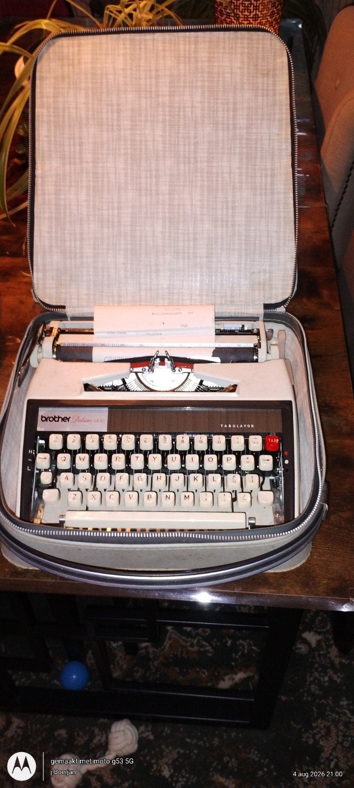 oude Brother typemachine!, Diversen, Ophalen of Verzenden, Gebruikt
