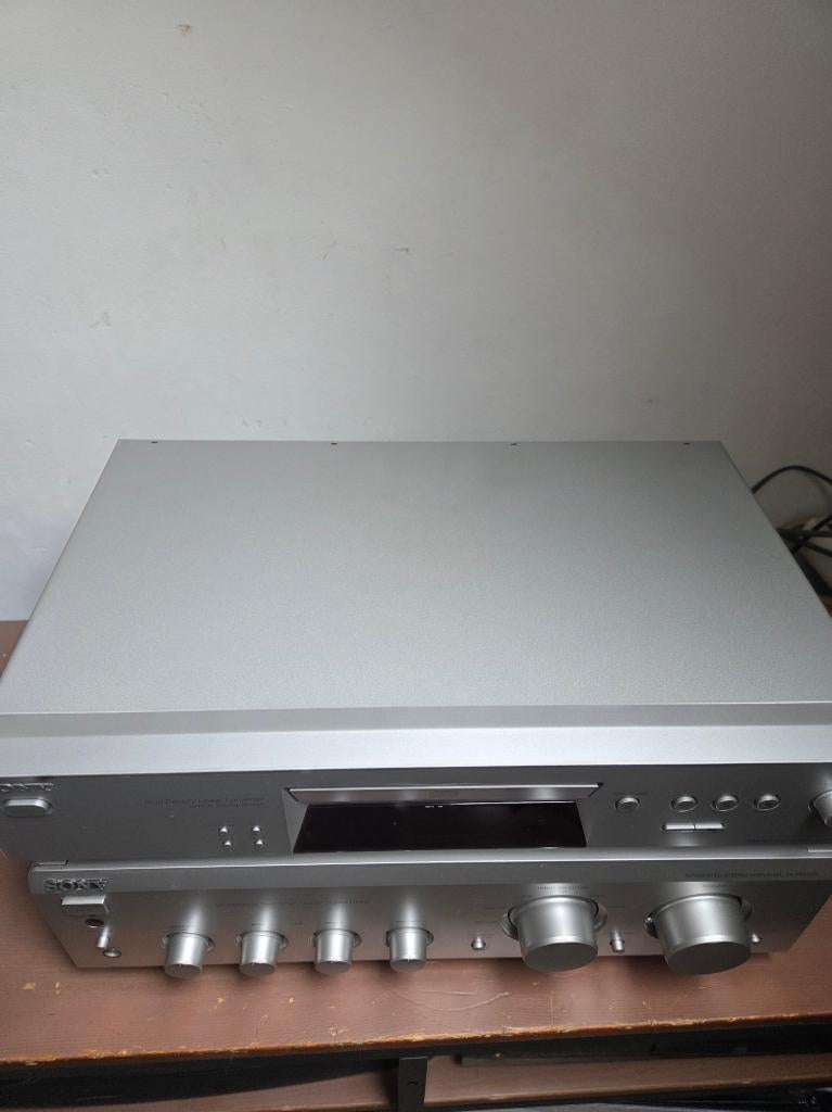 Sony TA-FE530R versterker en Sony CDP-XE270 cd speler, Ophalen, Losse componenten, Zo goed als nieuw, Sony
