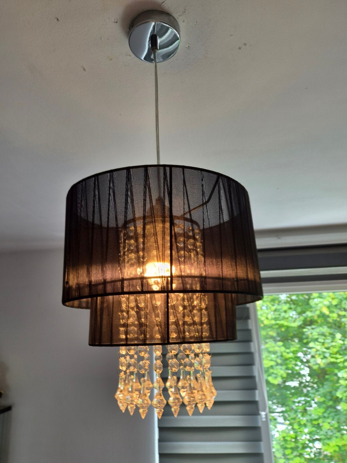Mooie Design Kroonluchter, Ophalen of Verzenden, Zo goed als nieuw