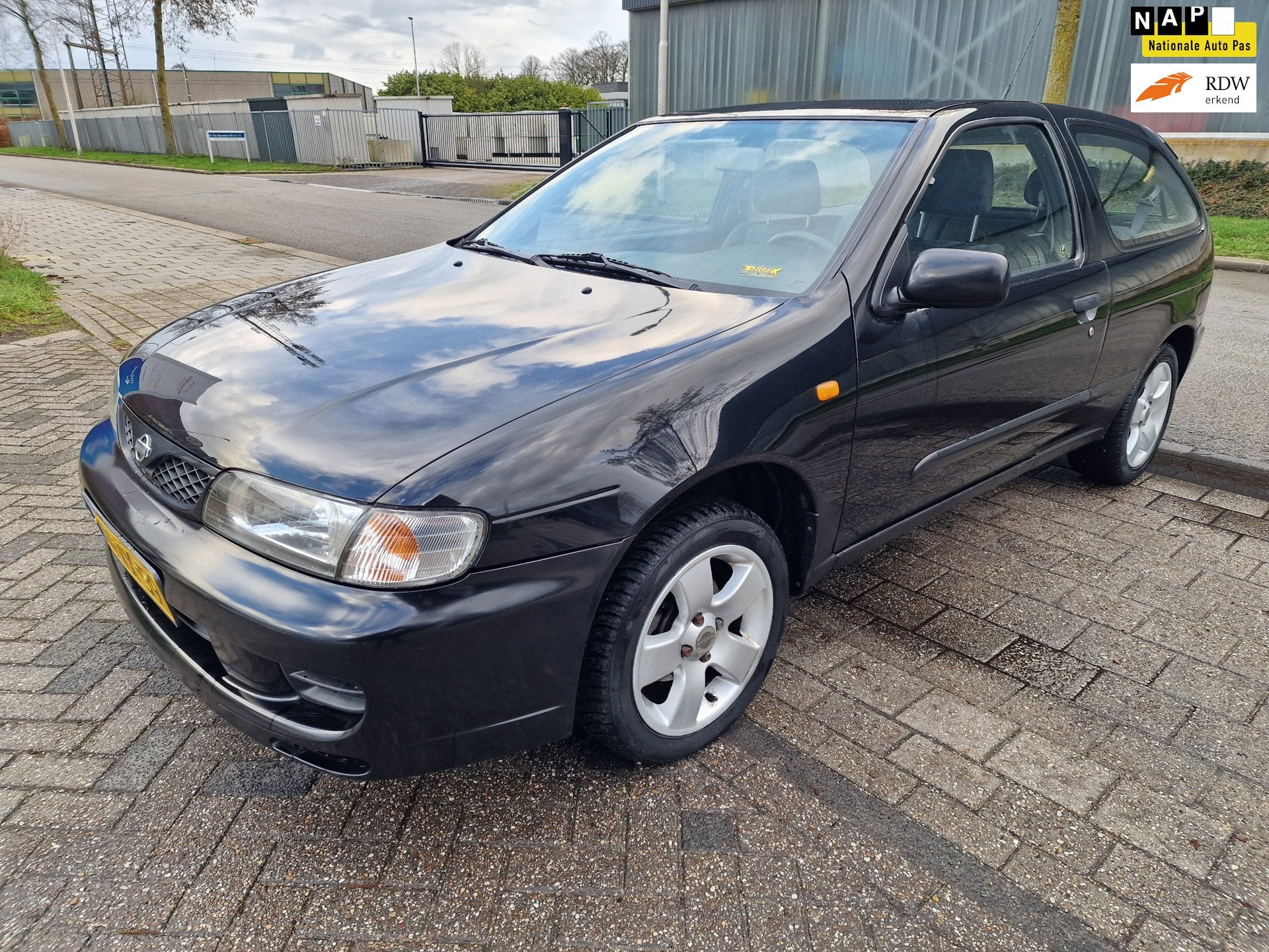 Nissan Almera 1.4 GX, Airco, Nap, Zeer goed rijdend Inruil m, Auto's, 450 kg, 4 cilinders, 1055 kg, Zwart