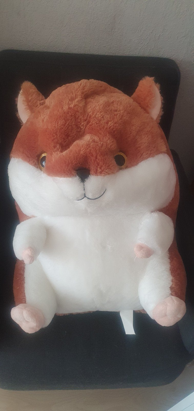 Grote, zachte hamster knuffel - zo goed als nieuw, Hamster, Ophalen of Verzenden, Zo goed als nieuw, Middelgroot (20 tot 80 cm)