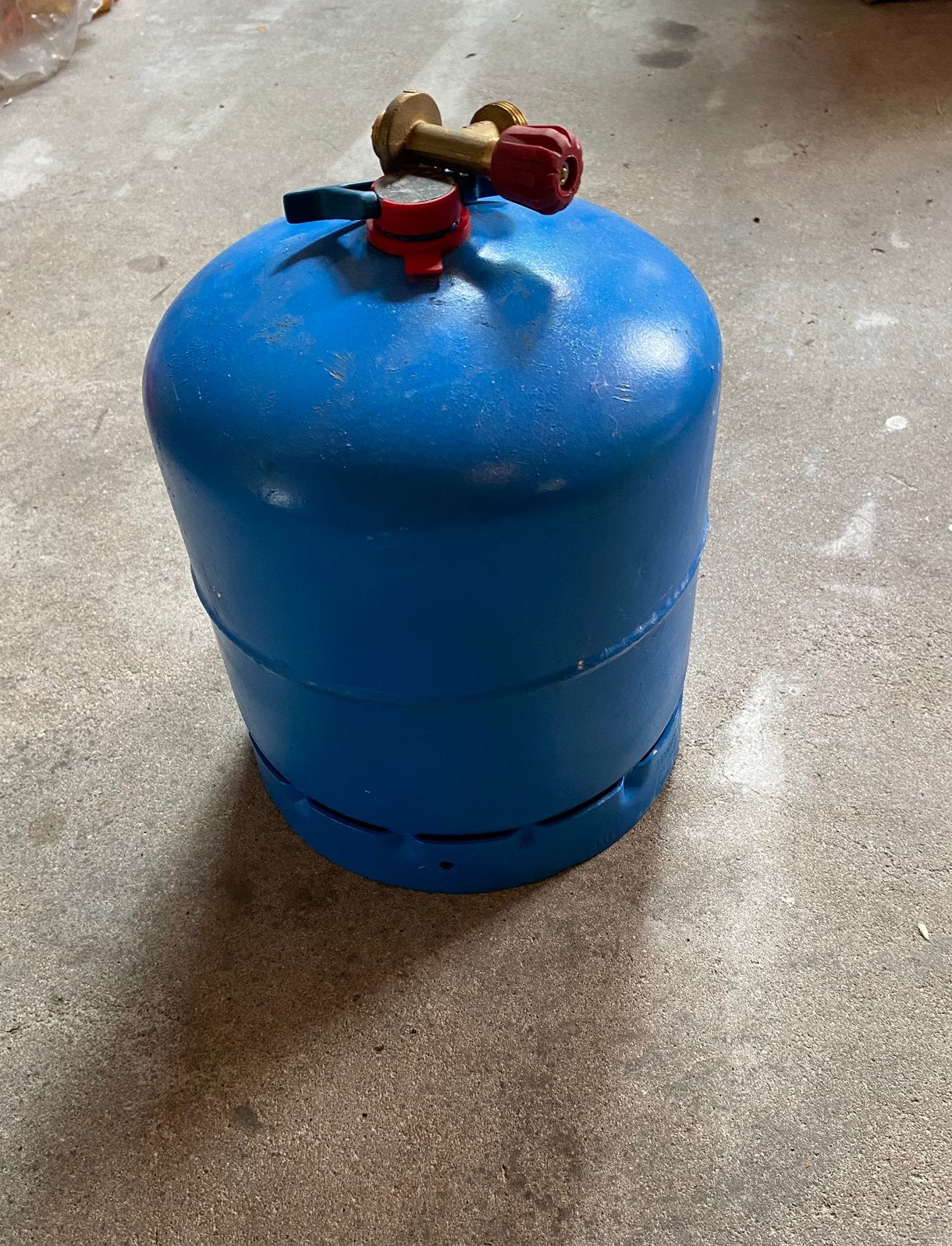Gasfles, Ophalen