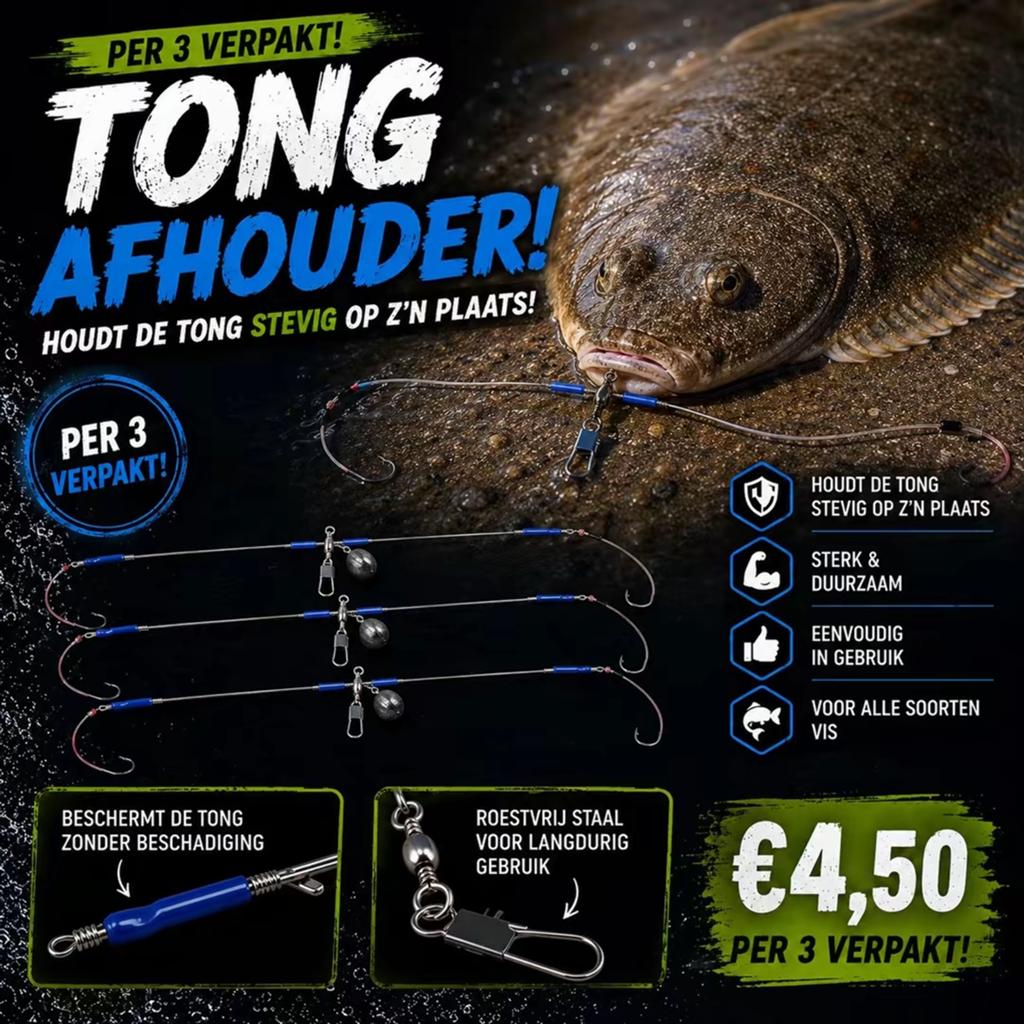 Tong Weegschaal Afhouders 50CM – Perfect voor Tong & Platvis, Watersport en Boten, Hengelsport | Zeevissen, Ophalen of Verzenden