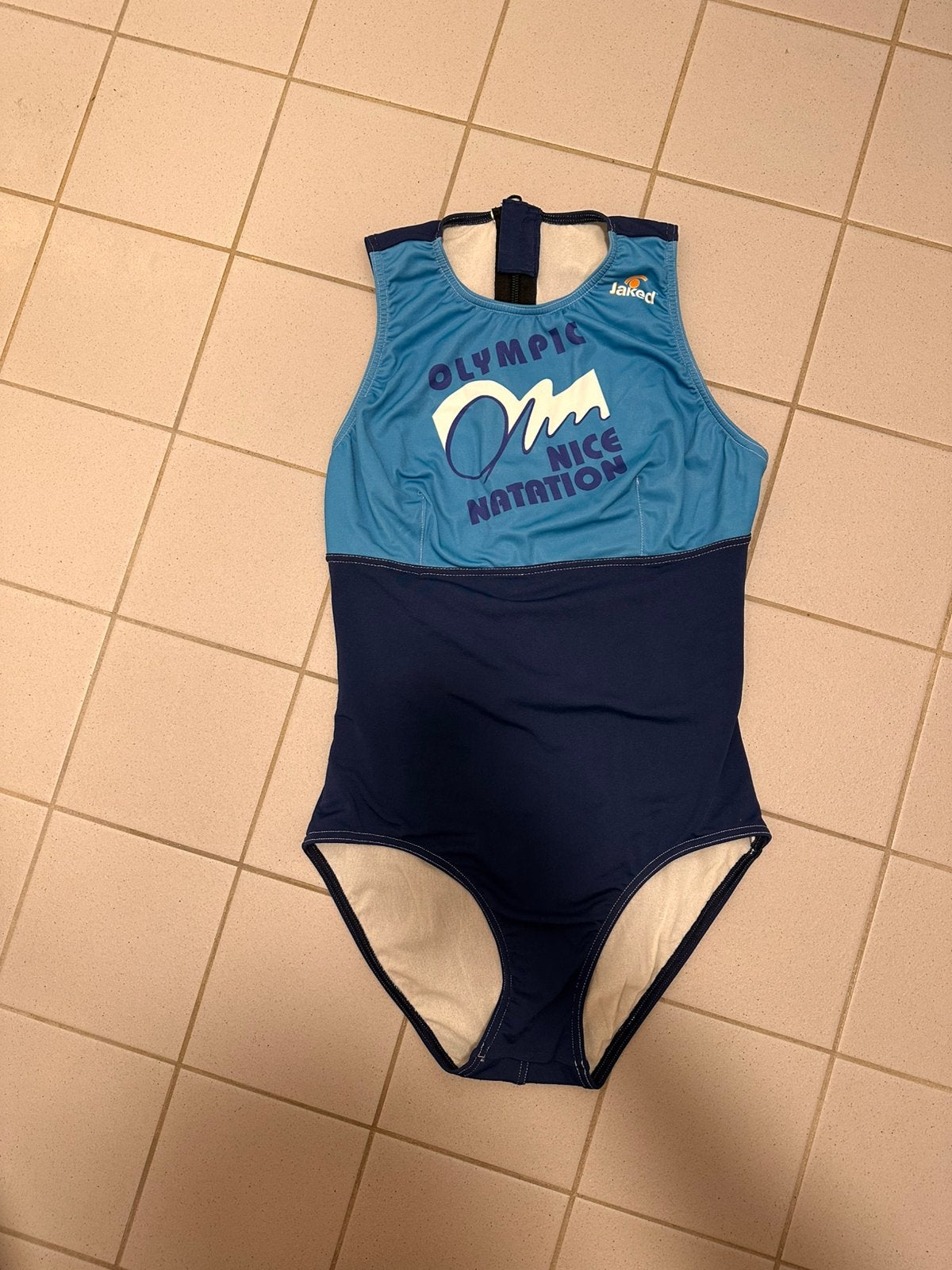 Olympic Natation - Nice    Waterpolo, Ophalen, Gedragen, Blauw, Badpak