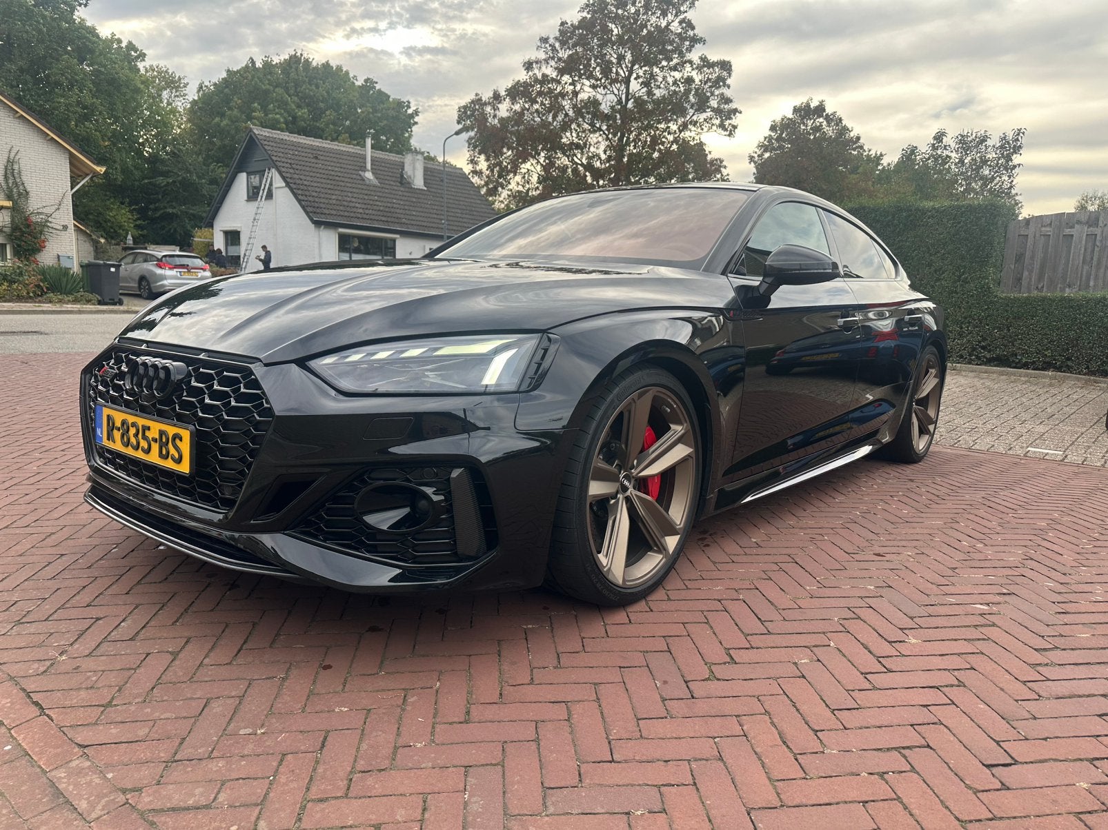Audi RS5 Tfsi 450pk Quattro Tiptronic Keramisch 2020 Zwart, Auto's, Automaat, Zwart, Leder, Particulier
