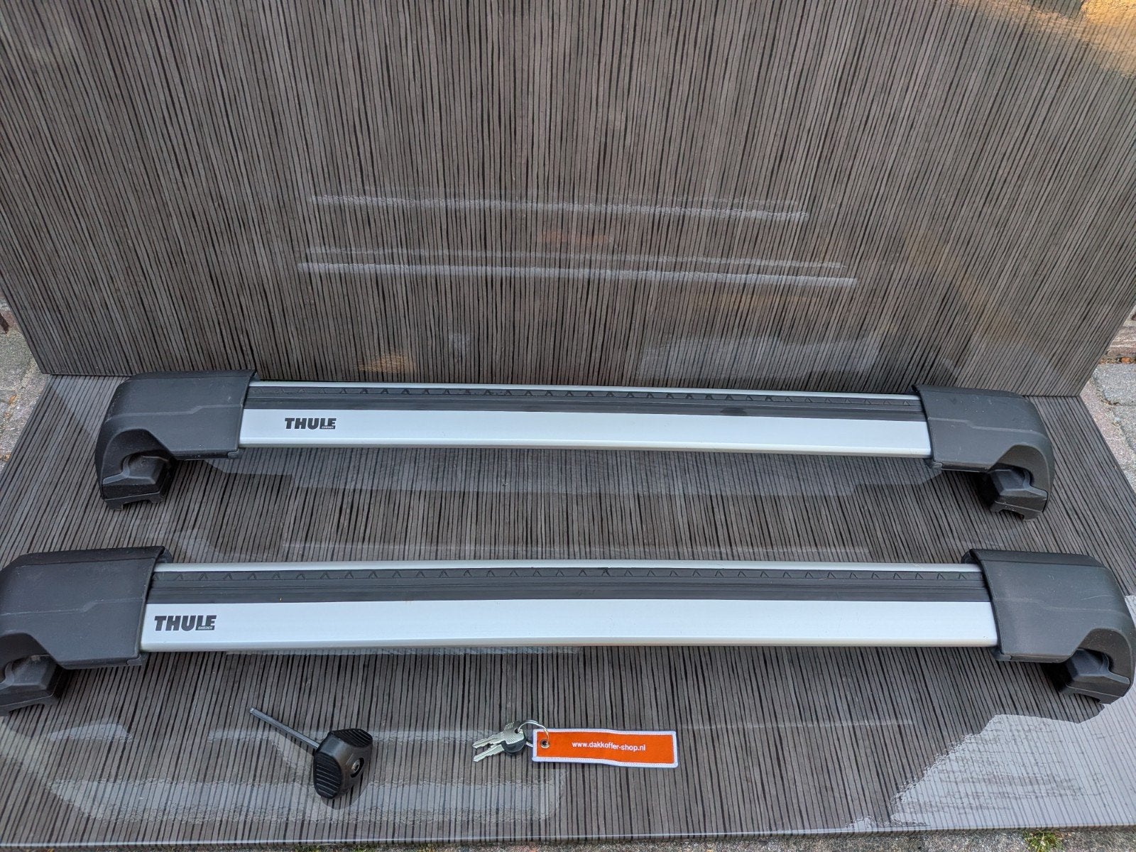 Thule Wingbar Edge dakdragers 77 en 86 cm (zie omschrijving), Ophalen, Gebruikt