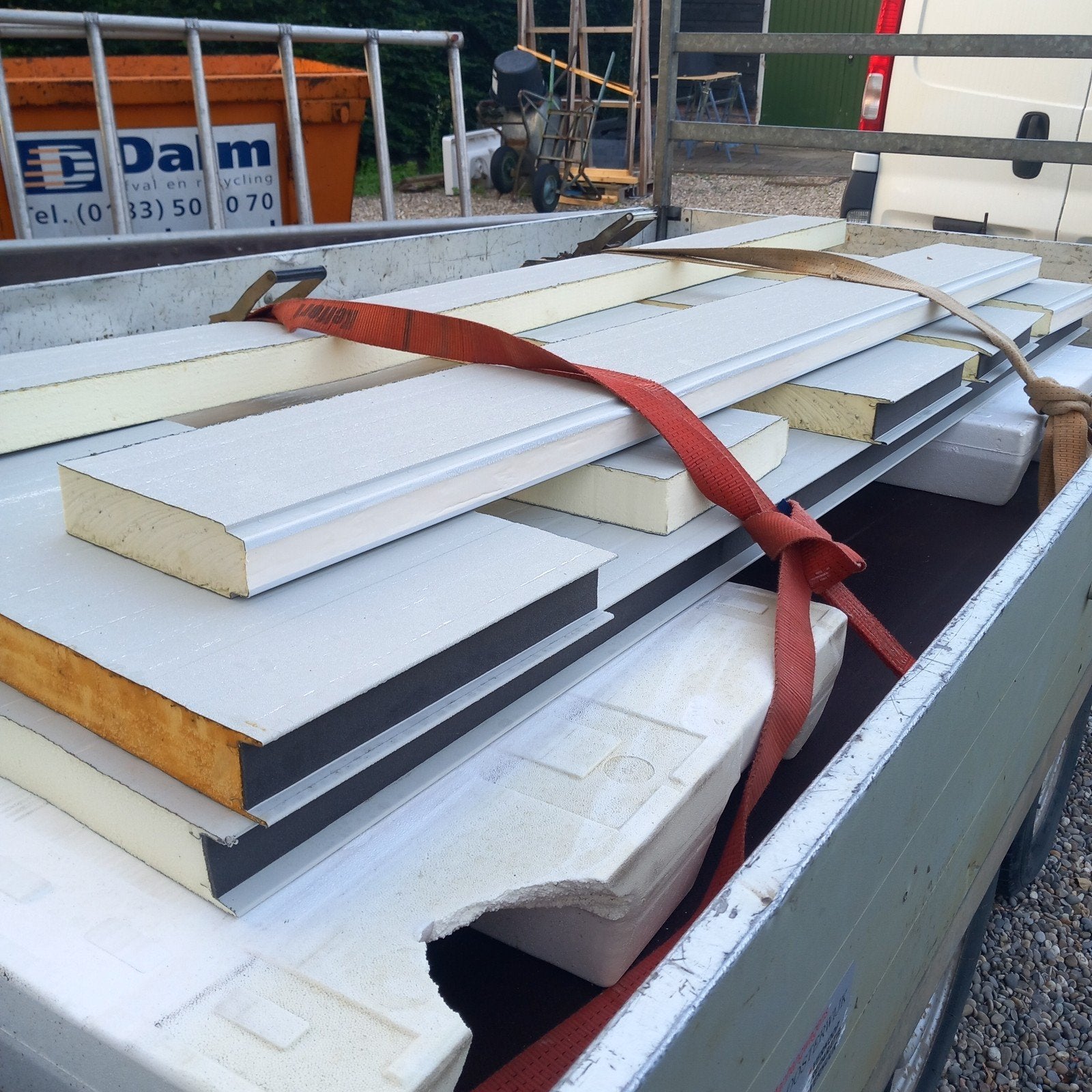 Sandwichpanelen 60mm - Diverse lengtes, Ophalen