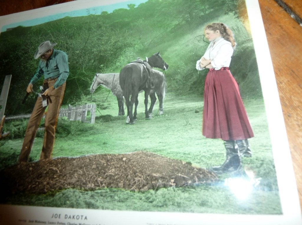 35mm film moviestill COLOR Joe Dakota - Luana Patten 1957, Ophalen of Verzenden, 8mm film