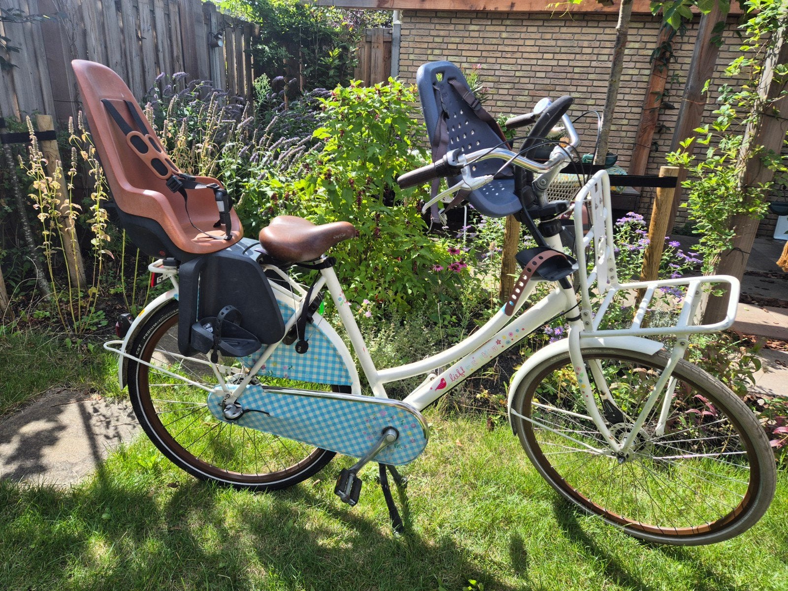 Cortina Lief! moederfiets / damesfiets incl. 2 kinderzitjes, 2 zitjes, Gebruikt, Versnellingen, 56 cm of meer