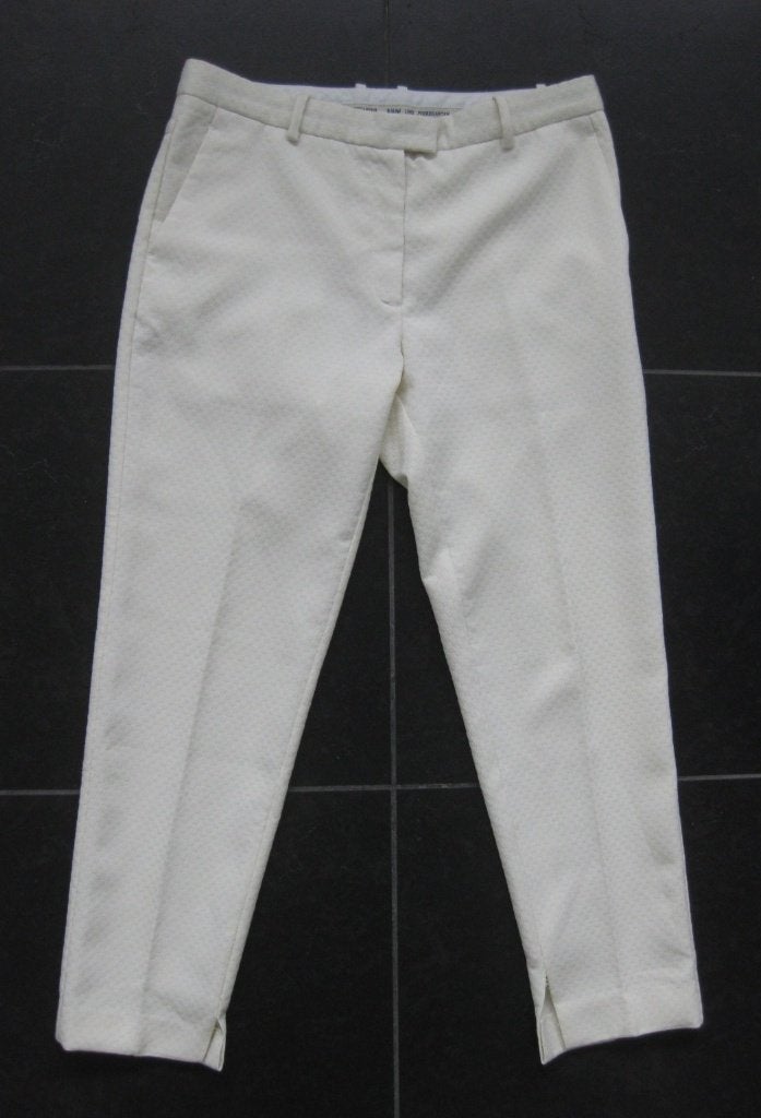 Baum und Pferdgarten wolwit pantalon, crème, maat 40, Maat 38/40 (M), Wit, Ophalen of Verzenden, Zo goed als nieuw