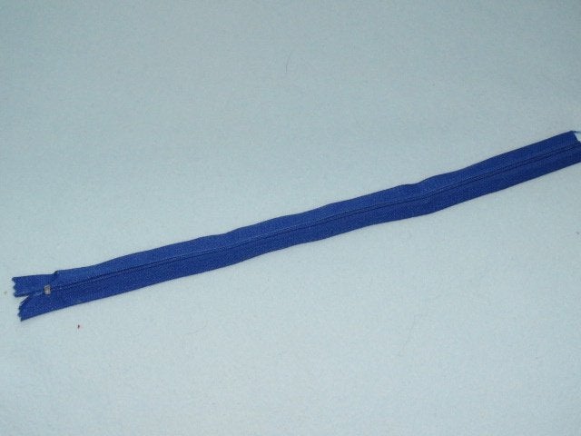 50 CENT OF GRATIS Nieuwe rits blauw 35 cm zonder schuivertje, Ophalen, Nieuw, Rits of Sluiting