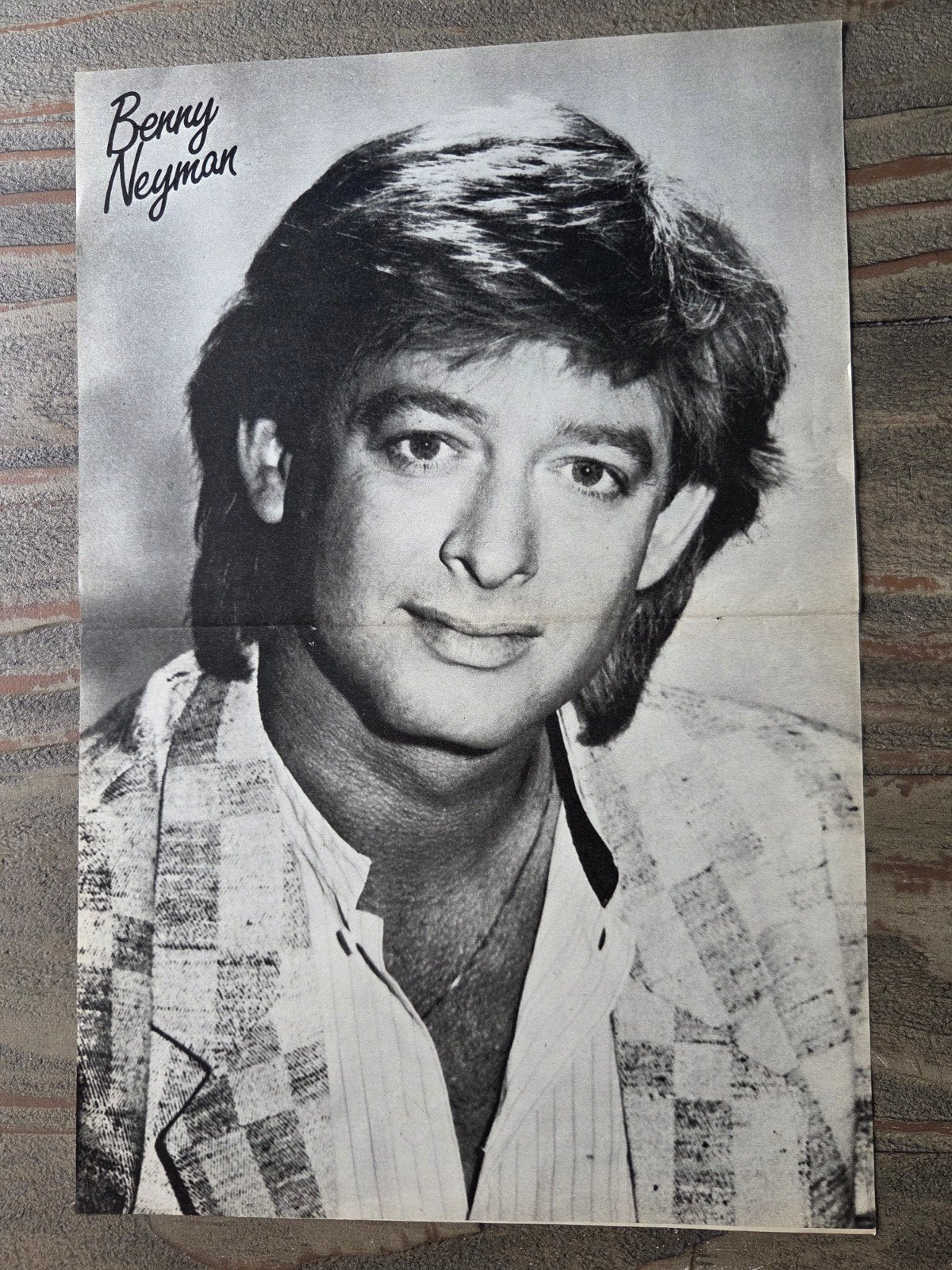 2 Benny Neyman Posters - Zwart-wit, Rechthoekig Staand, Verzenden, Zo goed als nieuw, A1 t/m A3