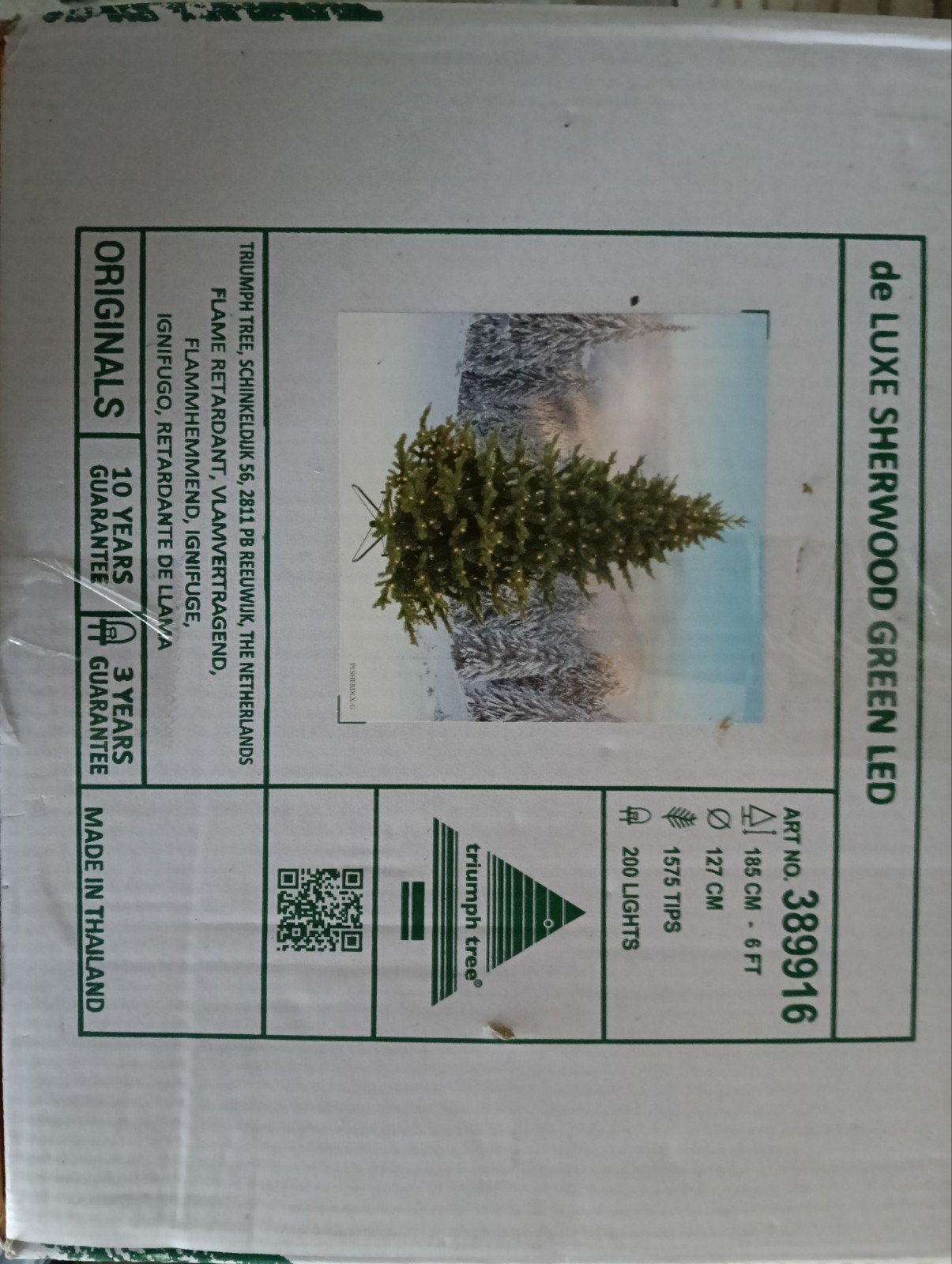 Triumph tree - Green Led, Diversen, Ophalen, Zo goed als nieuw