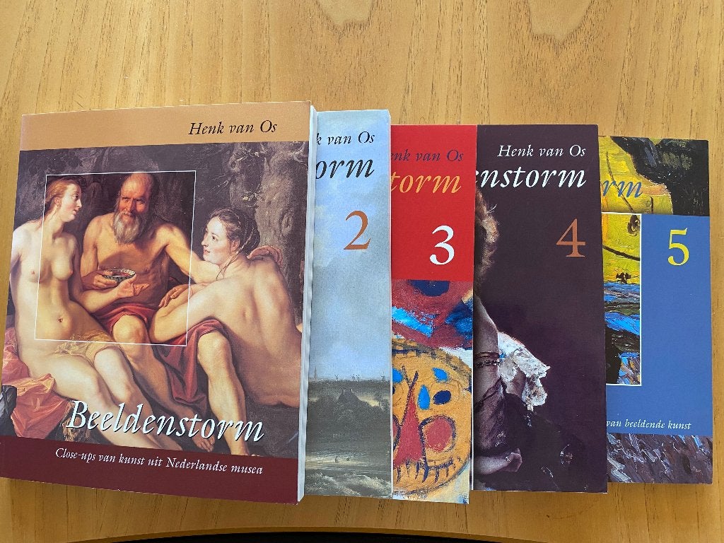 Henk van Os - Beeldenstorm deel 1 tm 5 Close-ups, Ophalen, Zo goed als nieuw, Schilder- en Tekenkunst, Henk van Os