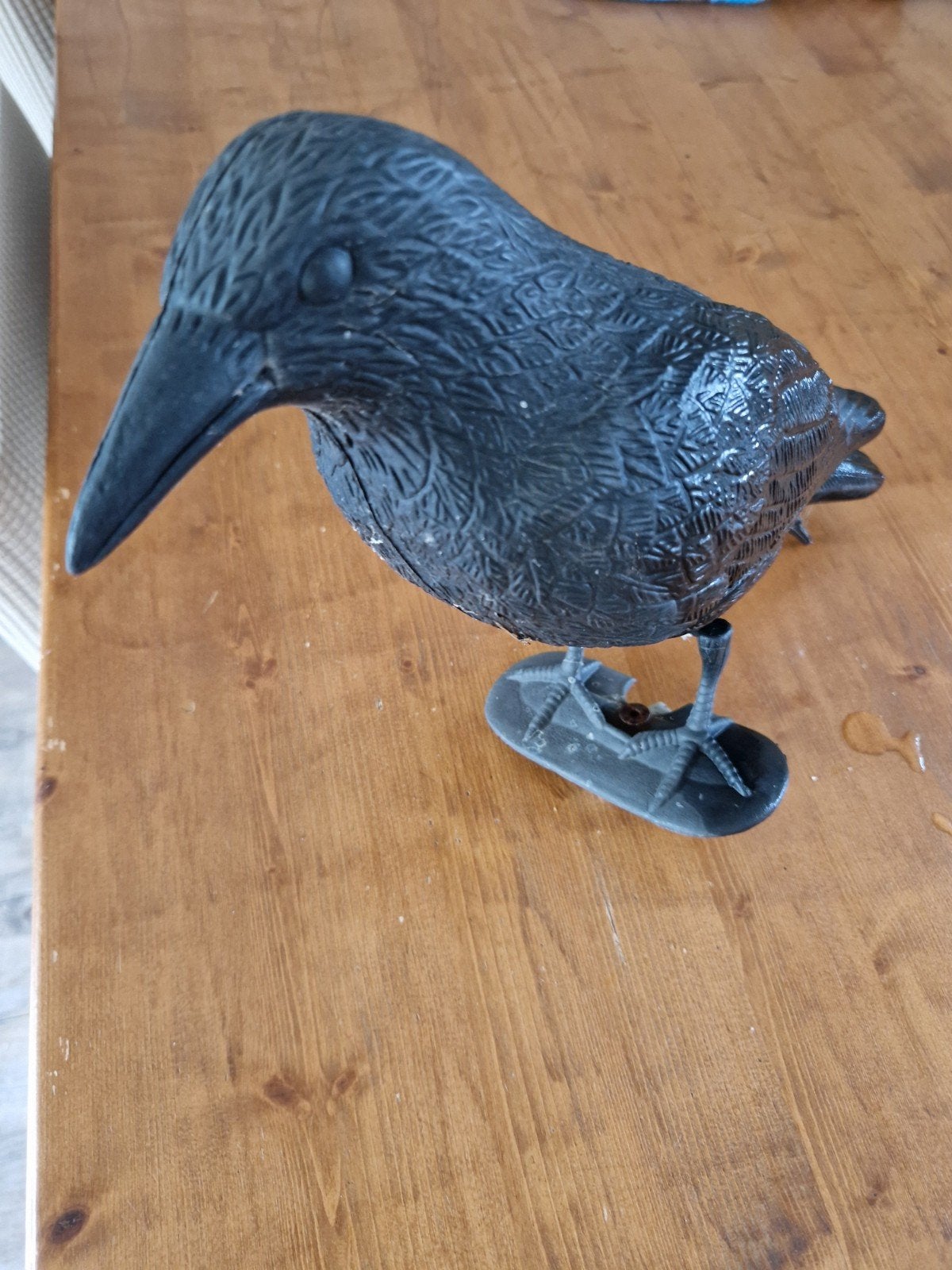 Vogelverjager Zwarte Kraai - Realistisch Model (40 cm), Ophalen of Verzenden