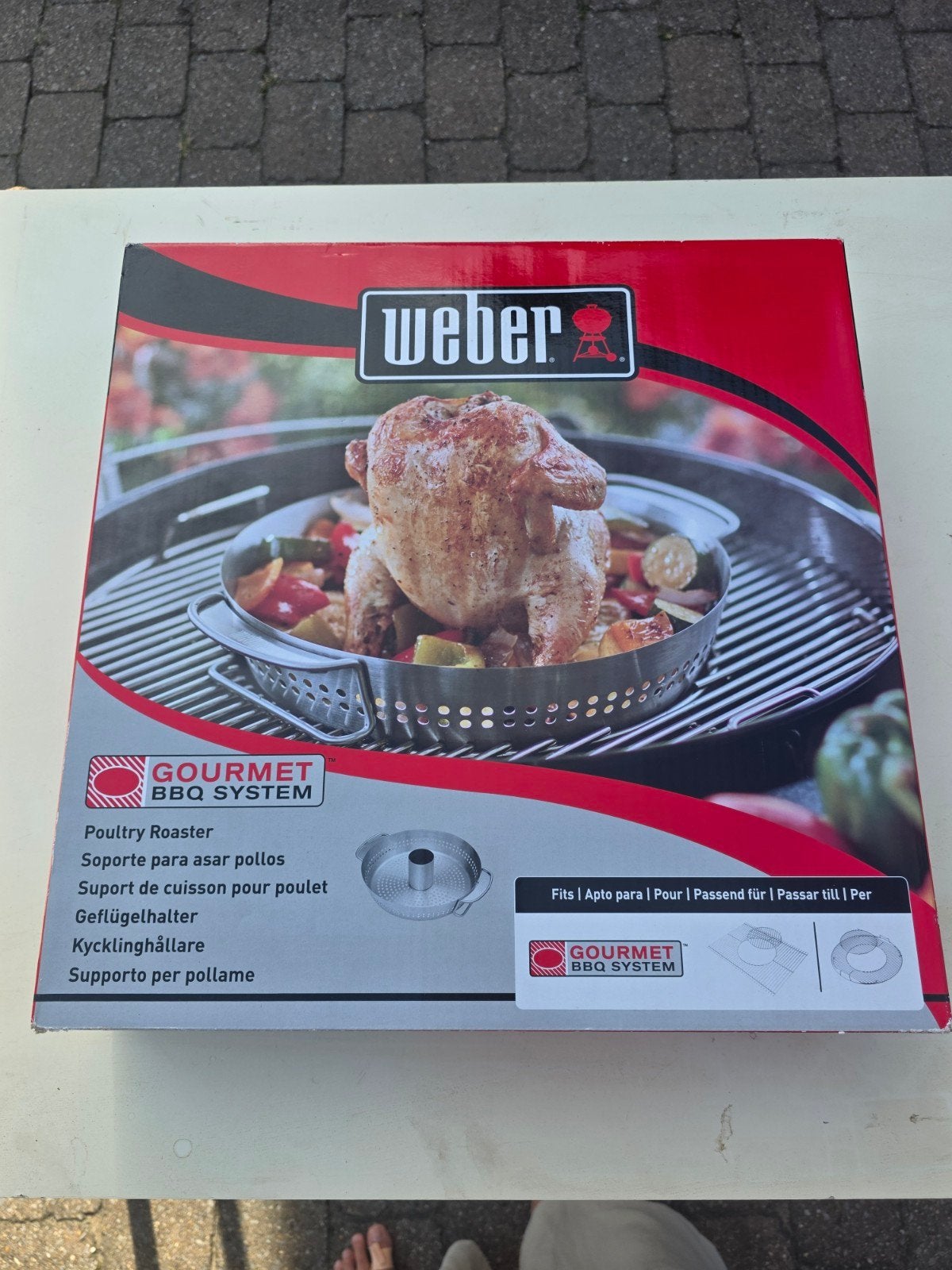 Weber Gourmet BBQ System / Poultry Roaster, Ophalen, Nieuw, Weber