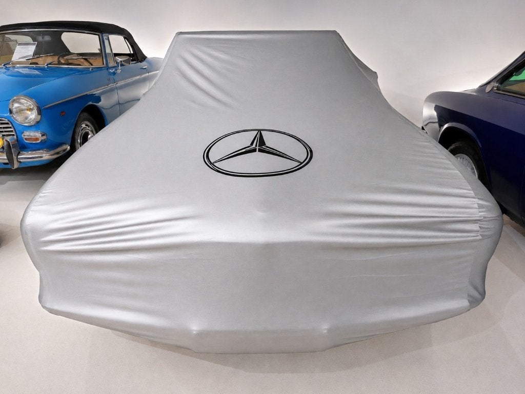 Mercedes W113 Pagode Indoor Autohoes Origineel €120, Info@mercedes-benz.com, Nieuw, Ophalen of Verzenden, Stuttgart