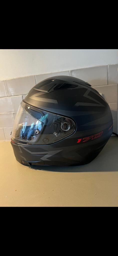 HJC i70 integraalhelm - Zo goed als nieuw!, Motoren, M, Heren, HJC, Ophalen of Verzenden