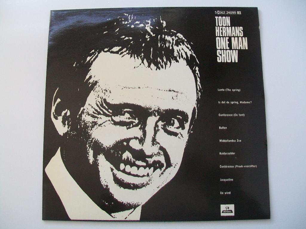 LP Toon Hermans - One man show, Ophalen of Verzenden, Zo goed als nieuw, 12 inch, Overige genres