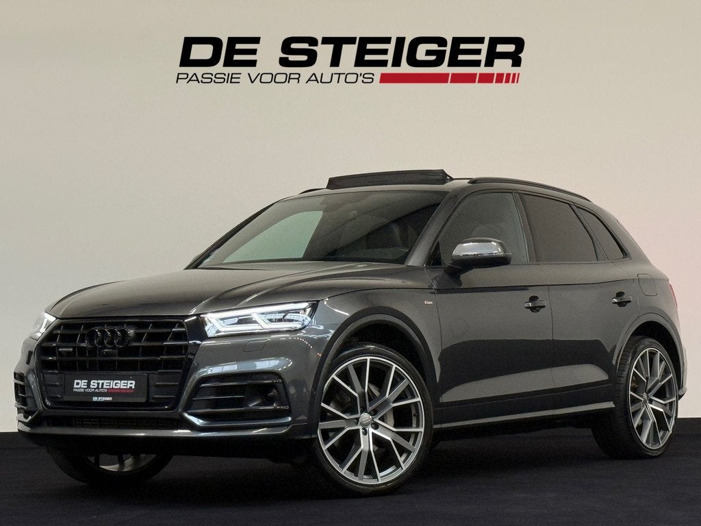Audi Q5 55 TFSI e quattro Competition ACC Pano B&O Sfeer 360, Auto's, Audi, Automaat, 4 cilinders, Bedrijf, Hybride Elektrisch/Benzine