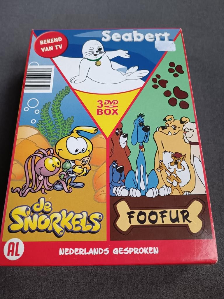 Seabert & de snorkels & foofur - 3 dvd box, Alle leeftijden, Ophalen of Verzenden, Zo goed als nieuw, Europees