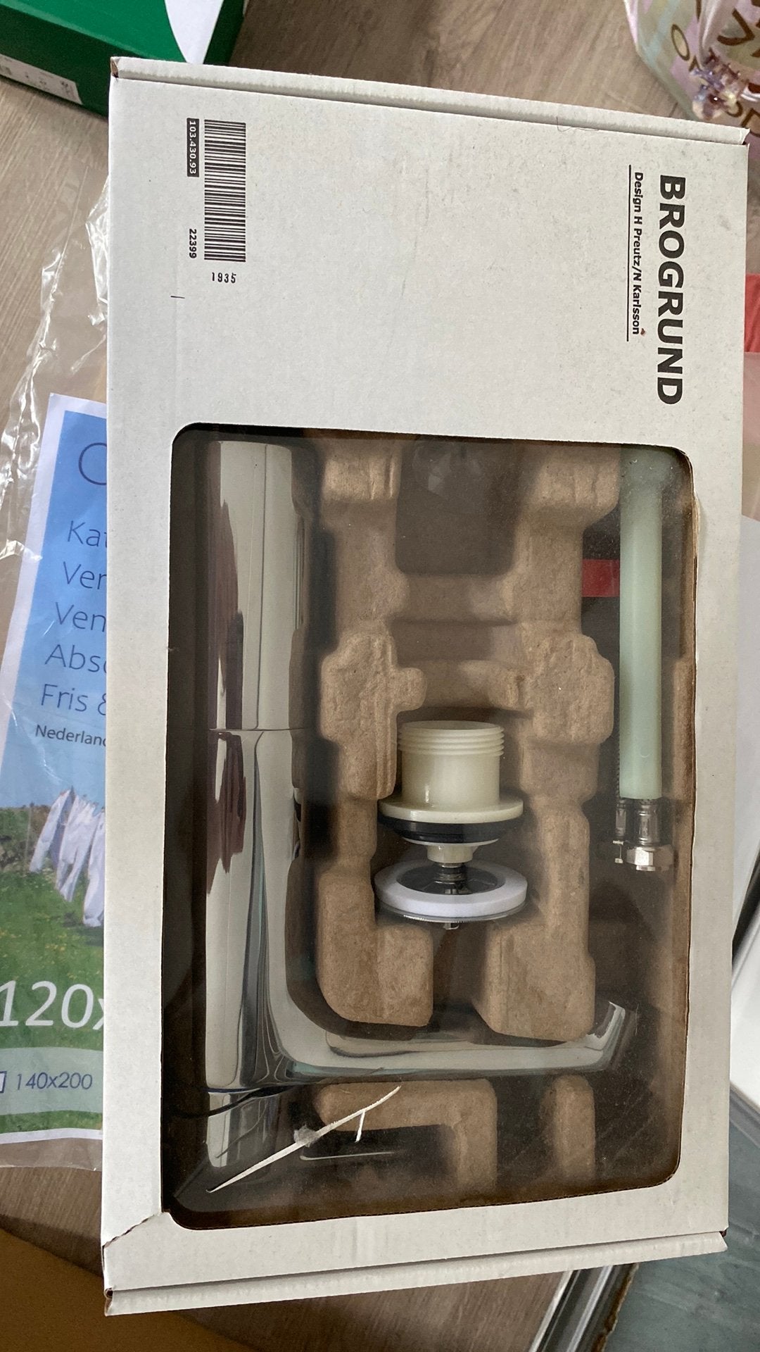 Wasbak plus mengkraan Nieuw, Ophalen, Nieuw, Wit, Overige typen
