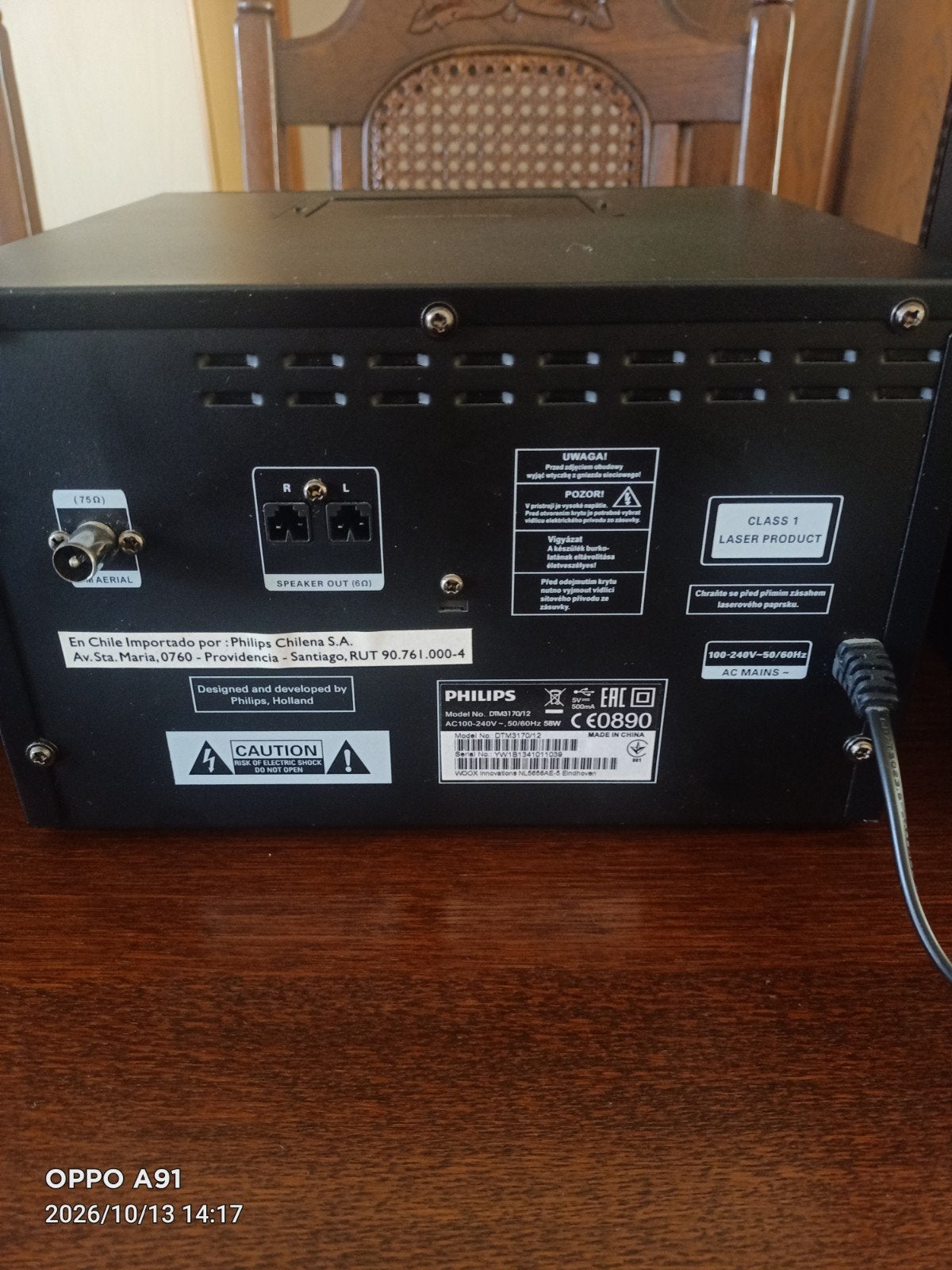 Philips Micro Muziek Systeem DTM3170 - Zo goed als nieuw, Ophalen, Zo goed als nieuw, Cd-speler, Philips