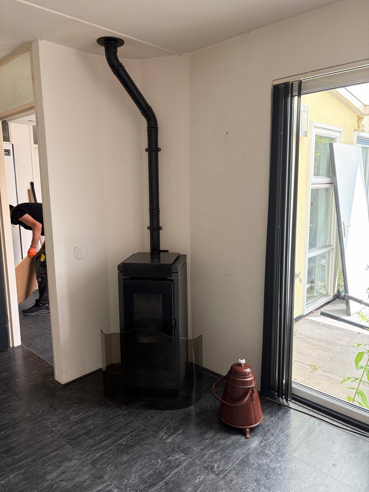 Thermorossi Pelletkachel -, Huis en Inrichting, Kachels, Ophalen, Gebruikt, Overige brandstoffen, Pelletkachel