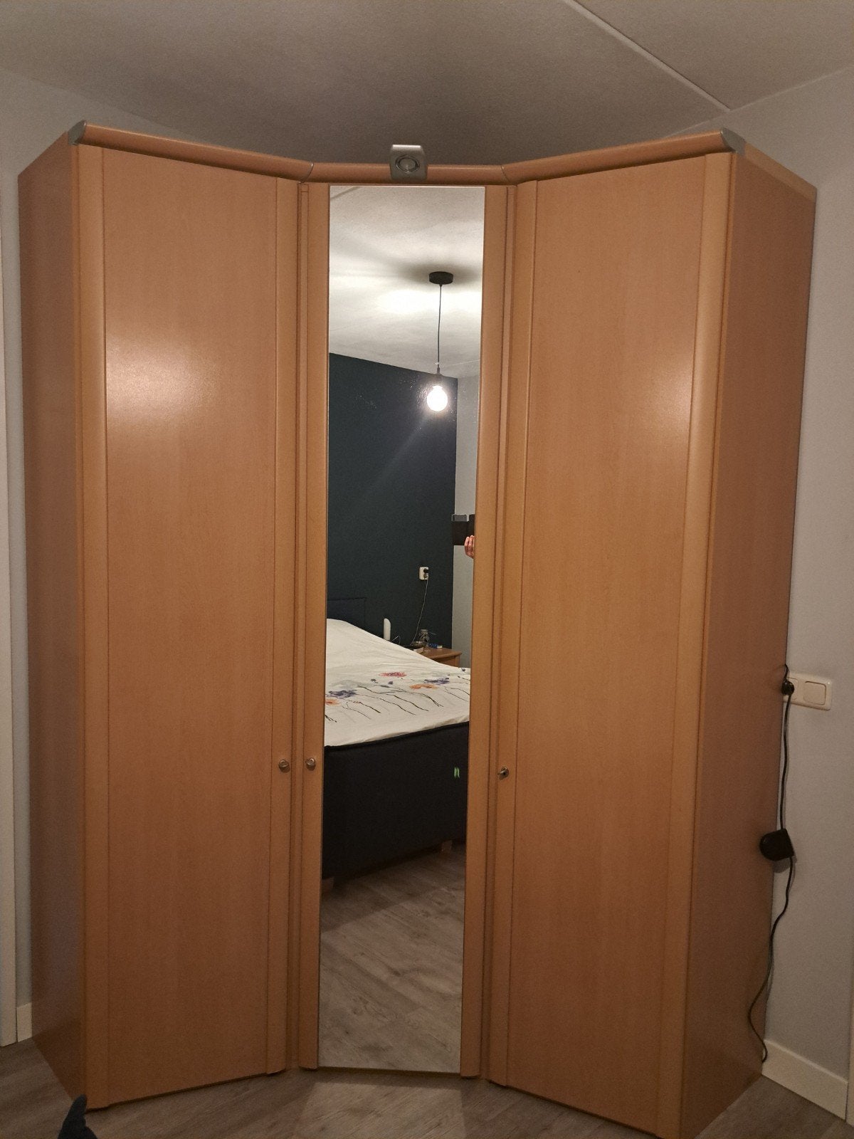 Slaapkamer Hoekkast, Huis en Inrichting, Kasten | Kledingkasten, Ophalen, 50 tot 75 cm, 100 tot 150 cm, 200 cm of meer