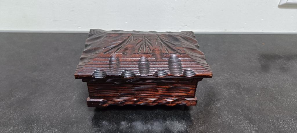 antiek houten doosje, Ophalen of Verzenden
