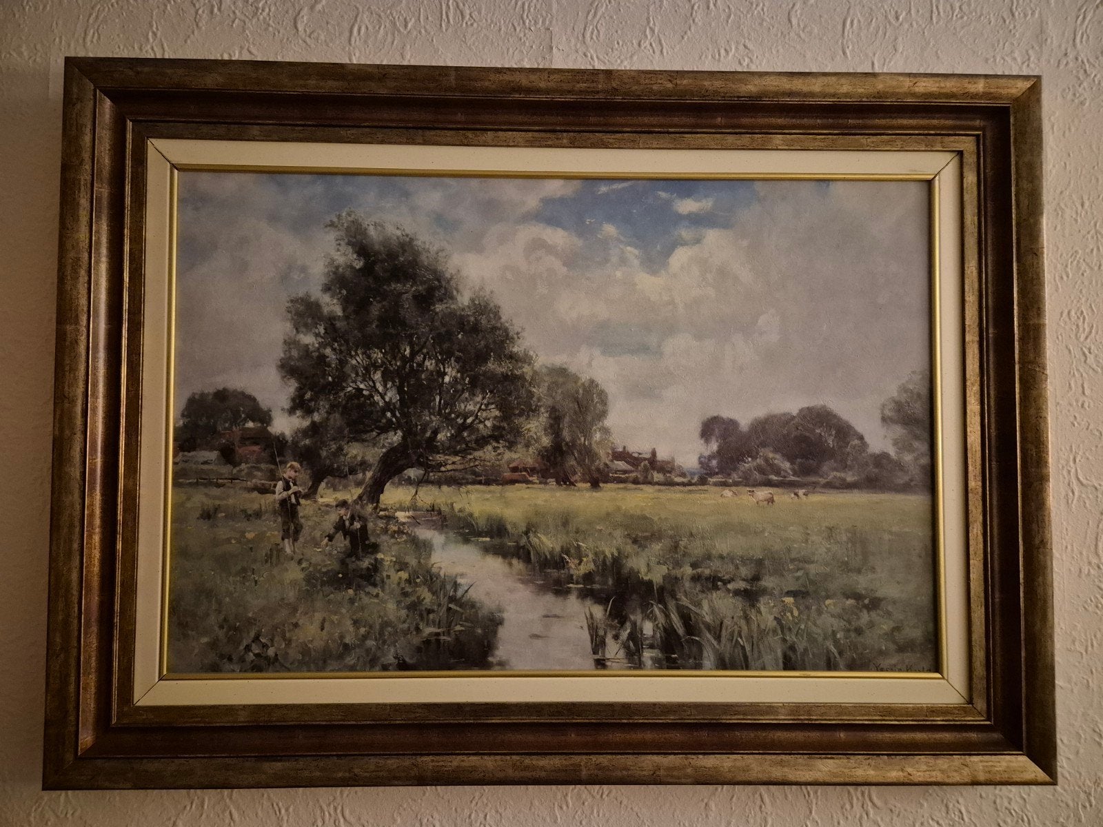Schilderij "Jonge Vissers" van  Henry King (1855–1924), Ophalen