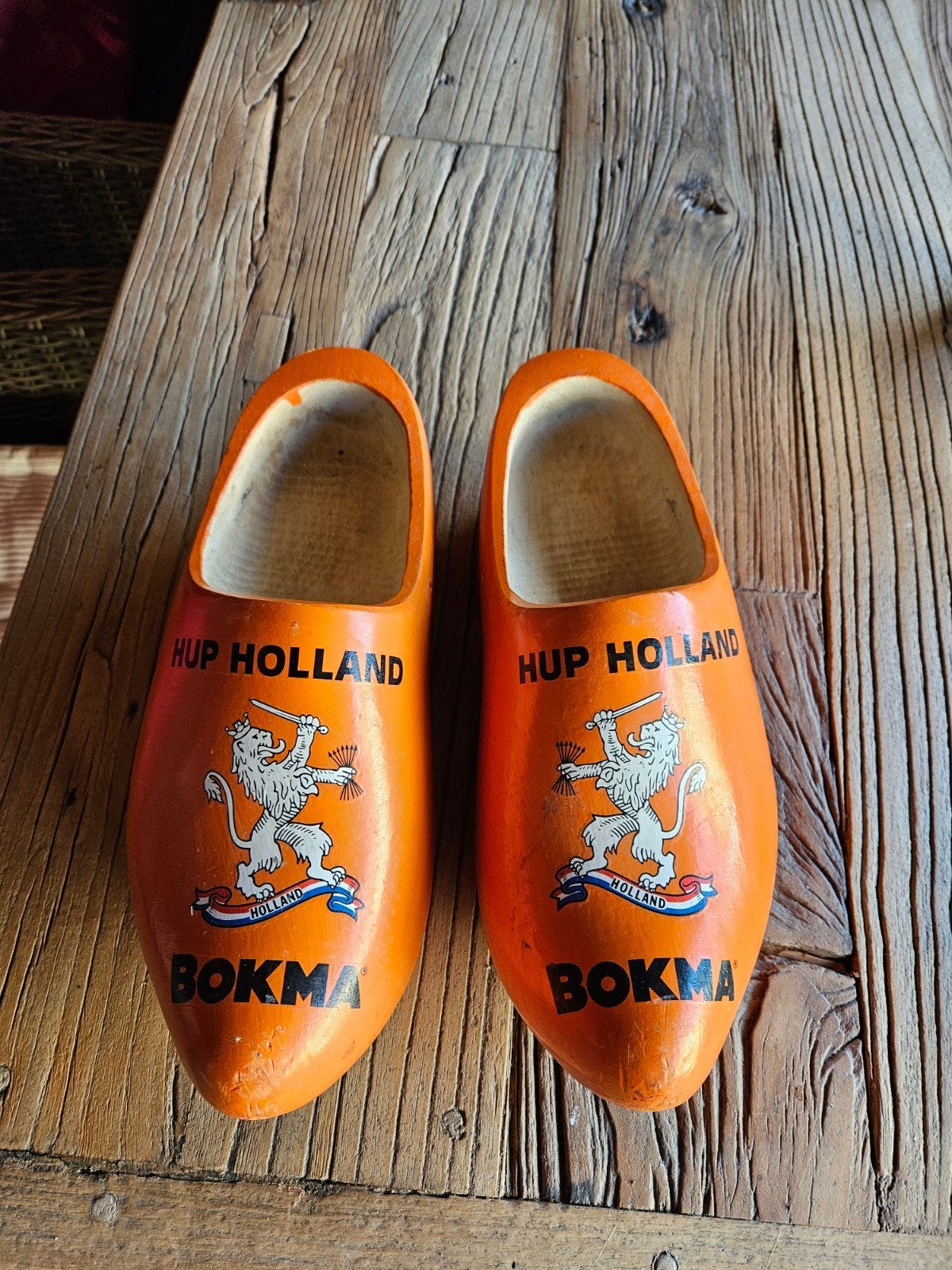Oranje houten klompen, Ophalen of Verzenden, Gebruikt, Heren, Schoenen