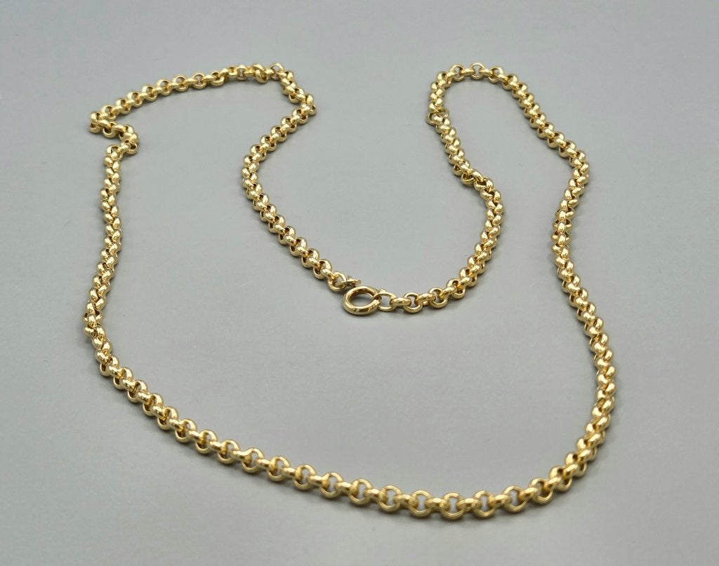 Vintage gouden jasseron ketting. 2026/698, Verstelbaar, ., Ophalen of Verzenden, Zo goed als nieuw