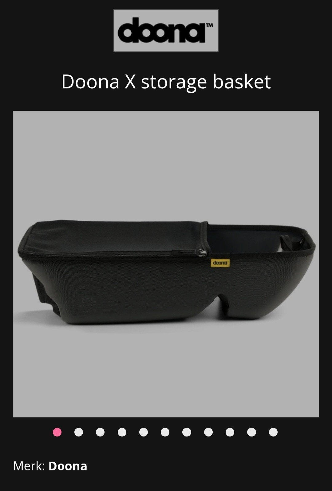 Doona kinderwagen accessoires, Kinderen en Baby's, Kinderwagens en Combinaties, Ophalen of Verzenden, Zo goed als nieuw, Overige merken