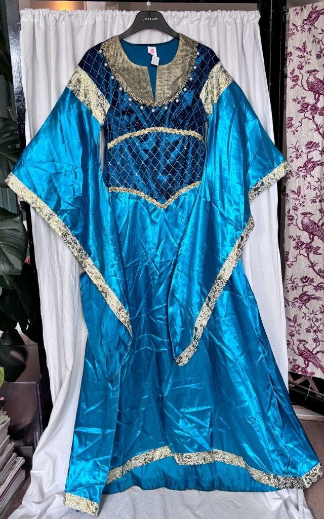 Middeleeuwse jonkvrouw/Maid Marian kostuum – M – compleet, Maat 38/40 (M), Ophalen of Verzenden, Halloween, Kleding