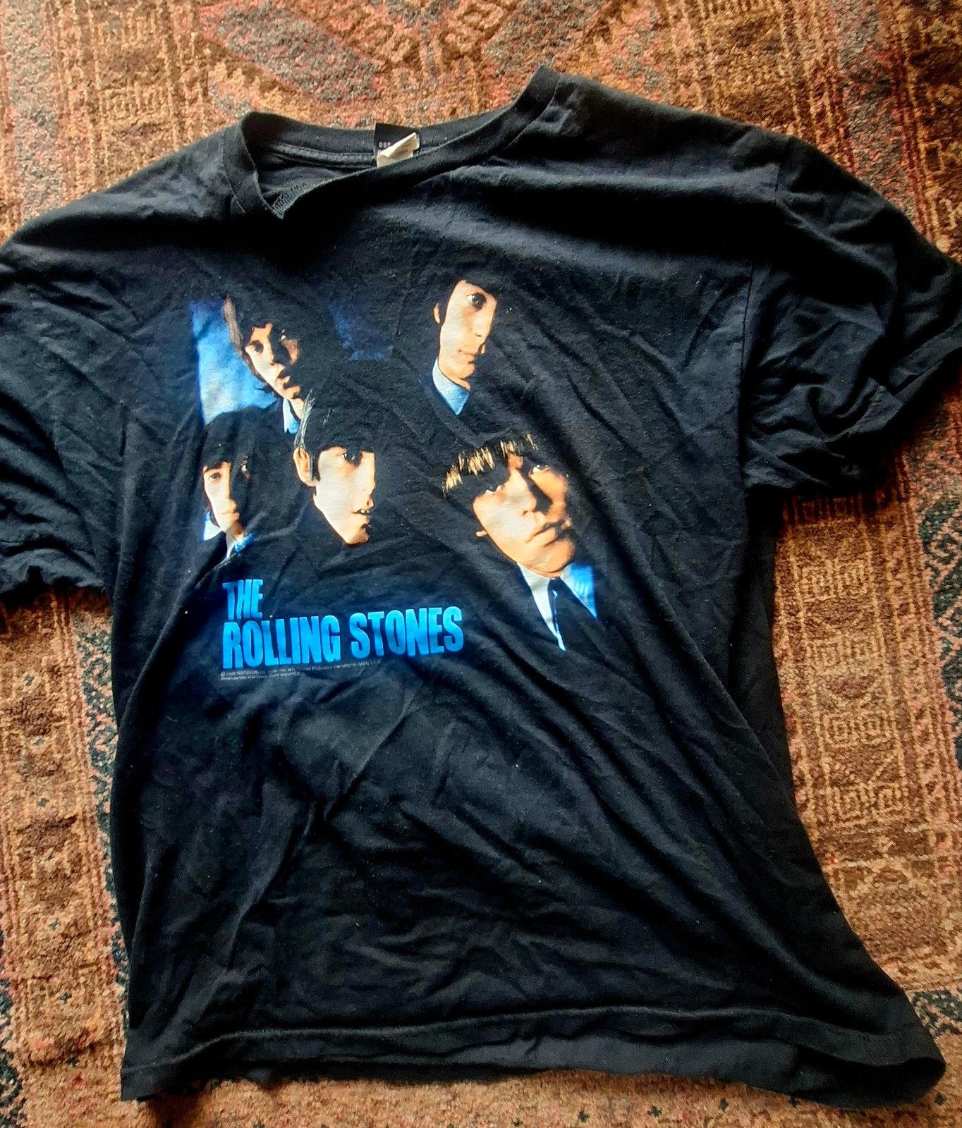 The Rolling Stones T-shirt - Maat XL, Kleding | Heren, Zwart, Maat 56/58 (XL), Ophalen of Verzenden, Gedragen